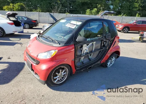 2009 Smart Fortwo Pure z USA, uszkodzony, nr VIN WMEEJ31X29K305891